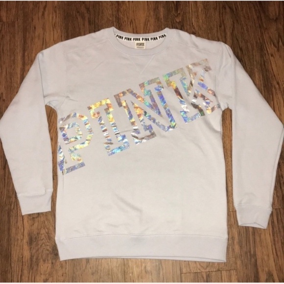 VS PINK Campus Crew Sweatshirt - Picture 1 of 4